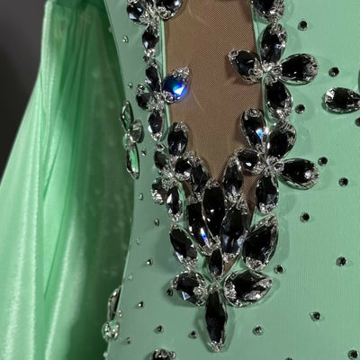 Light and shiny Ballroom dance dress