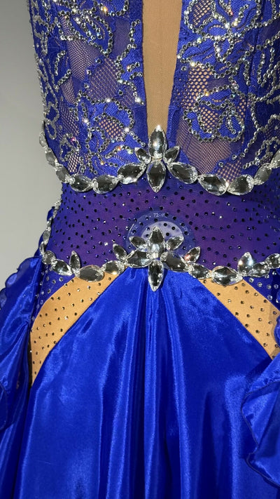 Blueberry/Royal Blue Smooth dance dress