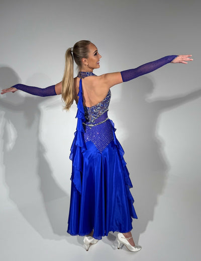 Blueberry/Royal Blue Smooth dance dress