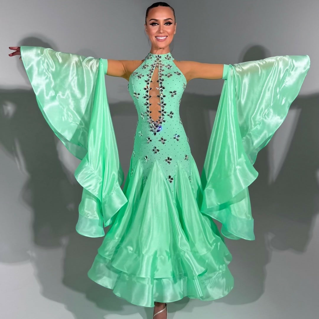Light and shiny Ballroom dance dress