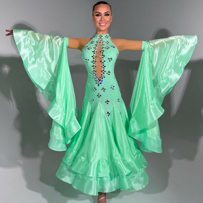 Light and shiny Ballroom dance dress