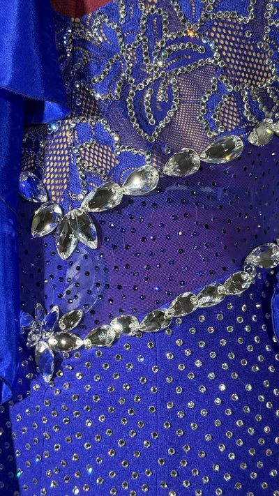 Blueberry/Royal Blue Smooth dance dress