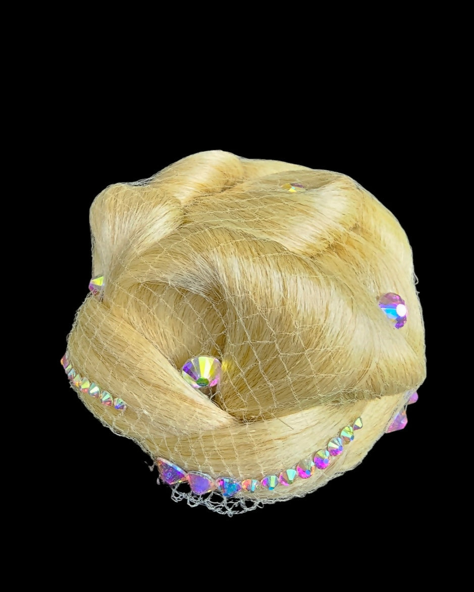 Dance Bun with Rhinestones - Lt. Blonde