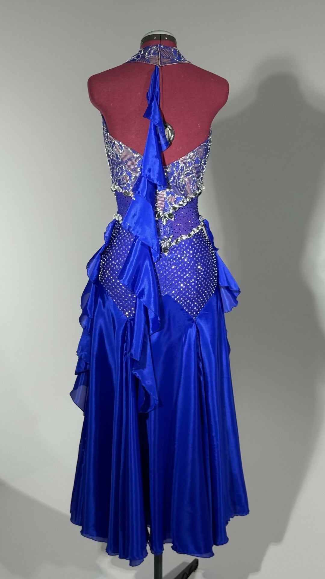 Blueberry/Royal Blue Smooth dance dress