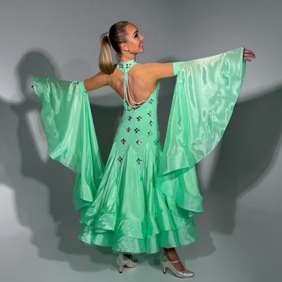 Light and shiny Ballroom dance dress