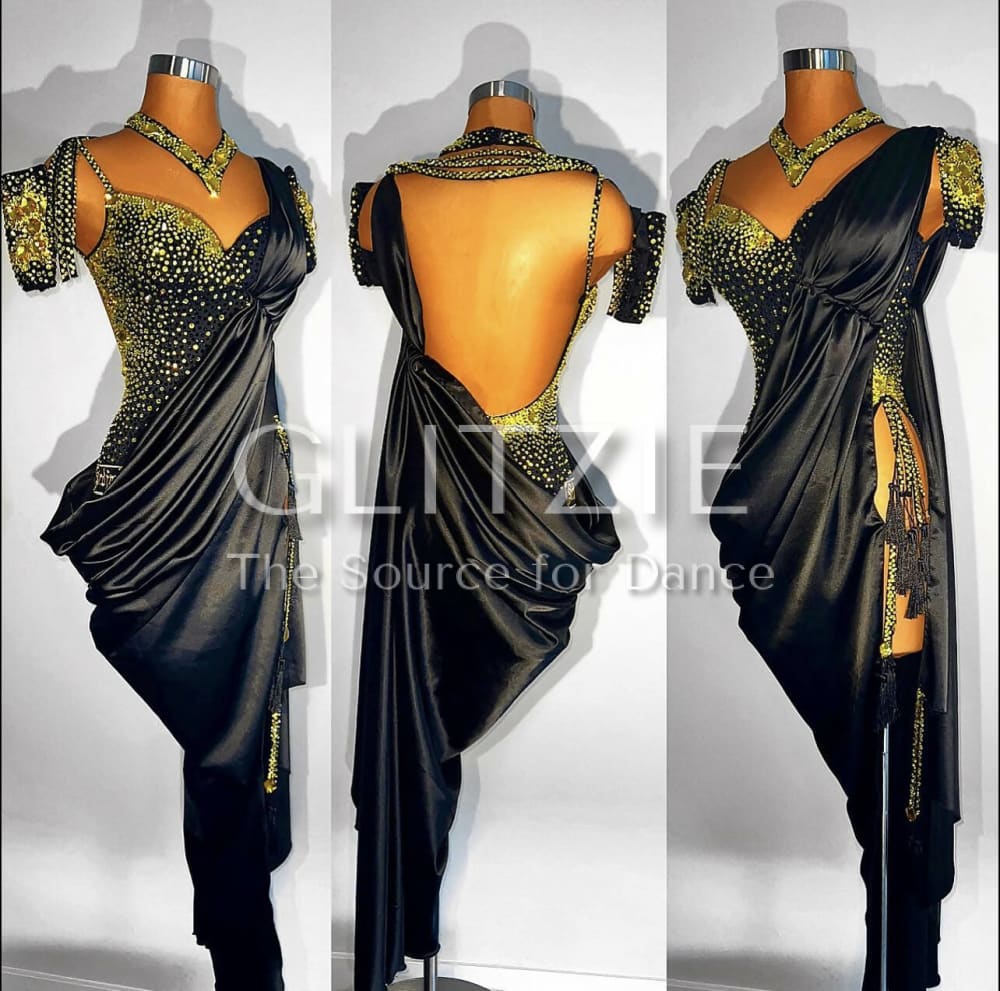 American Smooth Dress By SRDJAN XS-S Dancewear