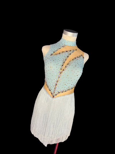 Latin Dress "Light Blue"