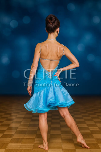 Ballroom Dance Competition Latin Dress. Size S (4-6 us) S Dancewear