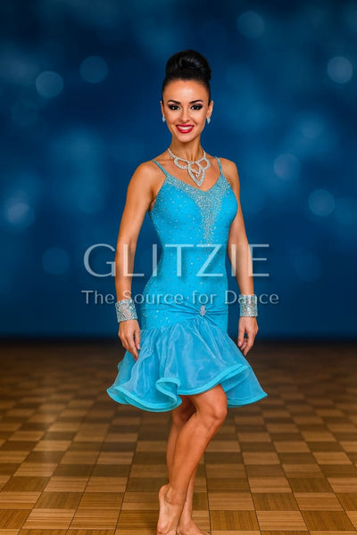 Ballroom Dance Competition Latin Dress. Size S (4-6 us) S Dancewear