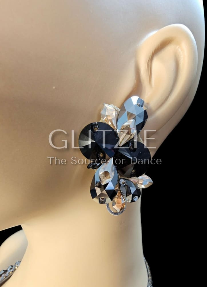 Ballroom dance jewelry set: necklace earrings. Accessories