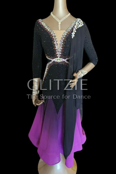 Dark Purple Ombre 1 2x3