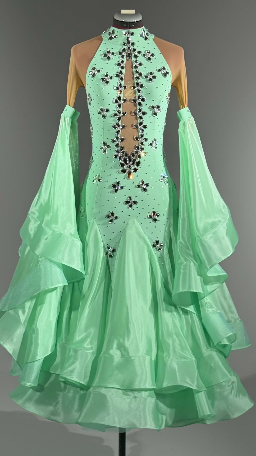 Light and shiny Ballroom dance dress