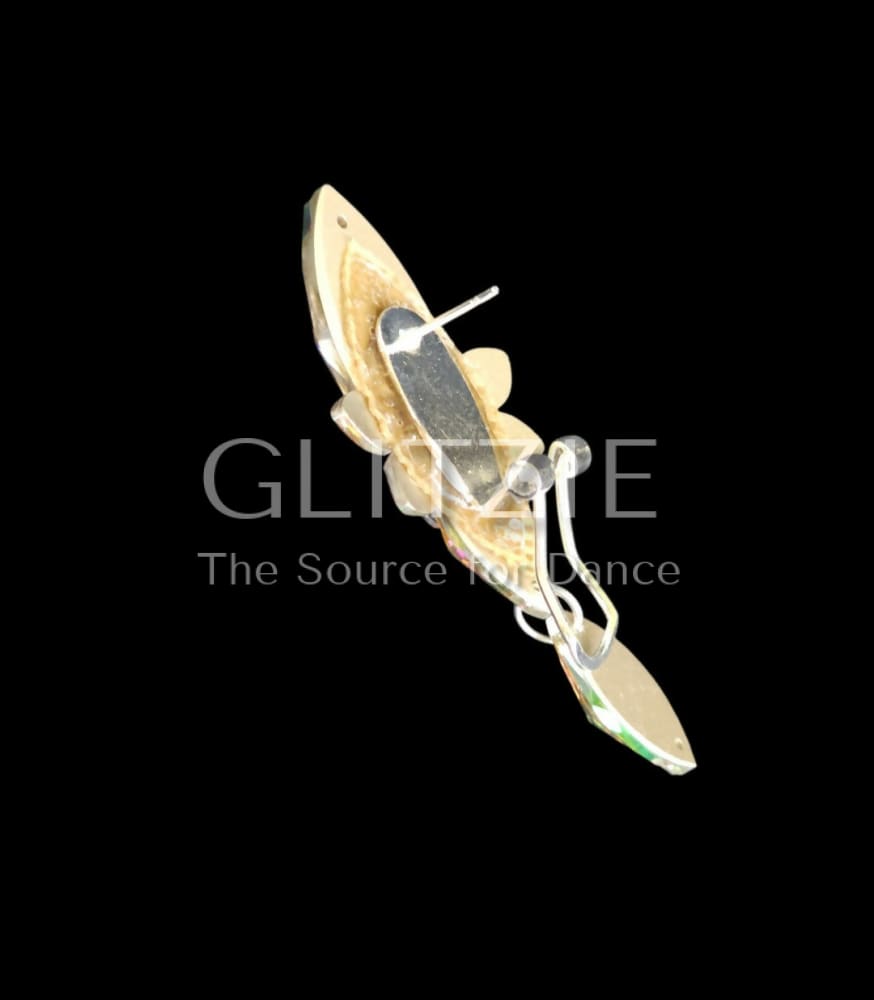 Crystals AB Ballroom Dance Set Necklace Earrings: Hypoallergenic Handmade Jewelry. Accessories