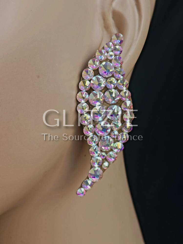 Crystals Rhinestones Hypoallergenic Jewelry Set: Earrings Necklace Bracelets Hair Accessorie. Accessories