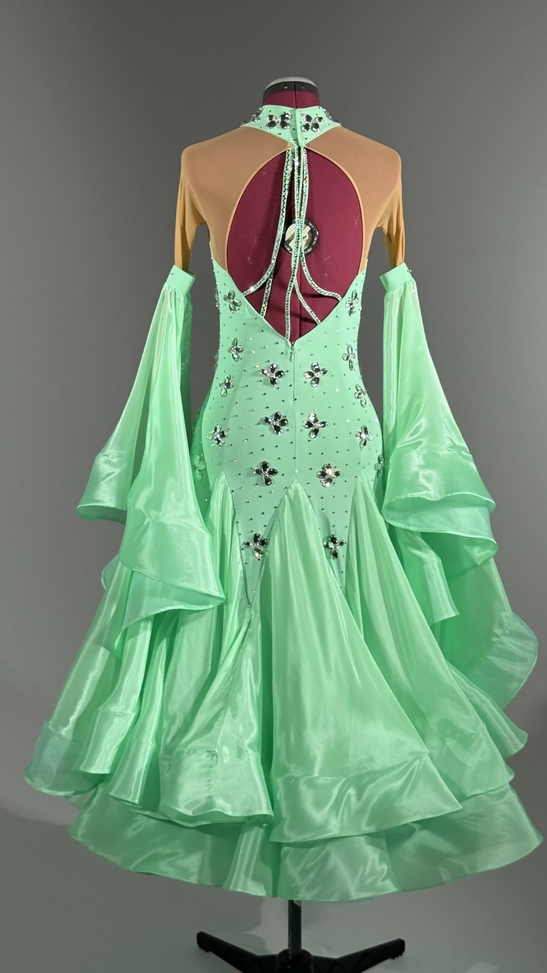Light and shiny Ballroom dance dress