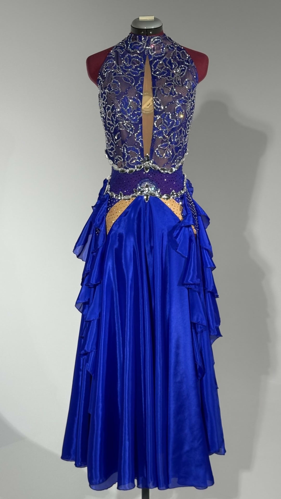 Blueberry/Royal Blue Smooth dance dress