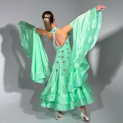Light and shiny Ballroom dance dress
