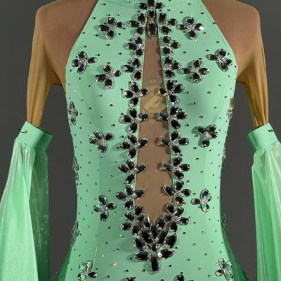 Light and shiny Ballroom dance dress