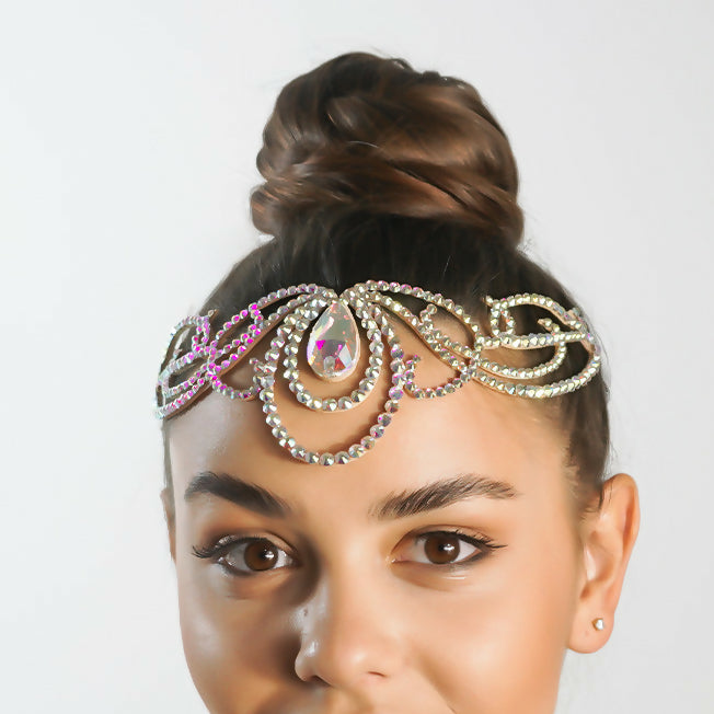 Crystal dance headpiece "Juliet"