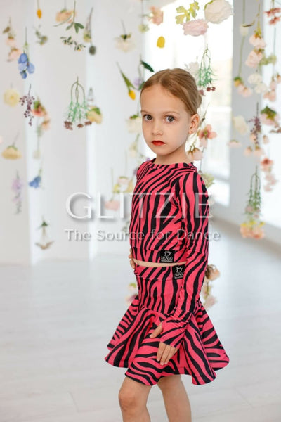 Girls’ Set Pink Zebra KMP-210 Dancewear