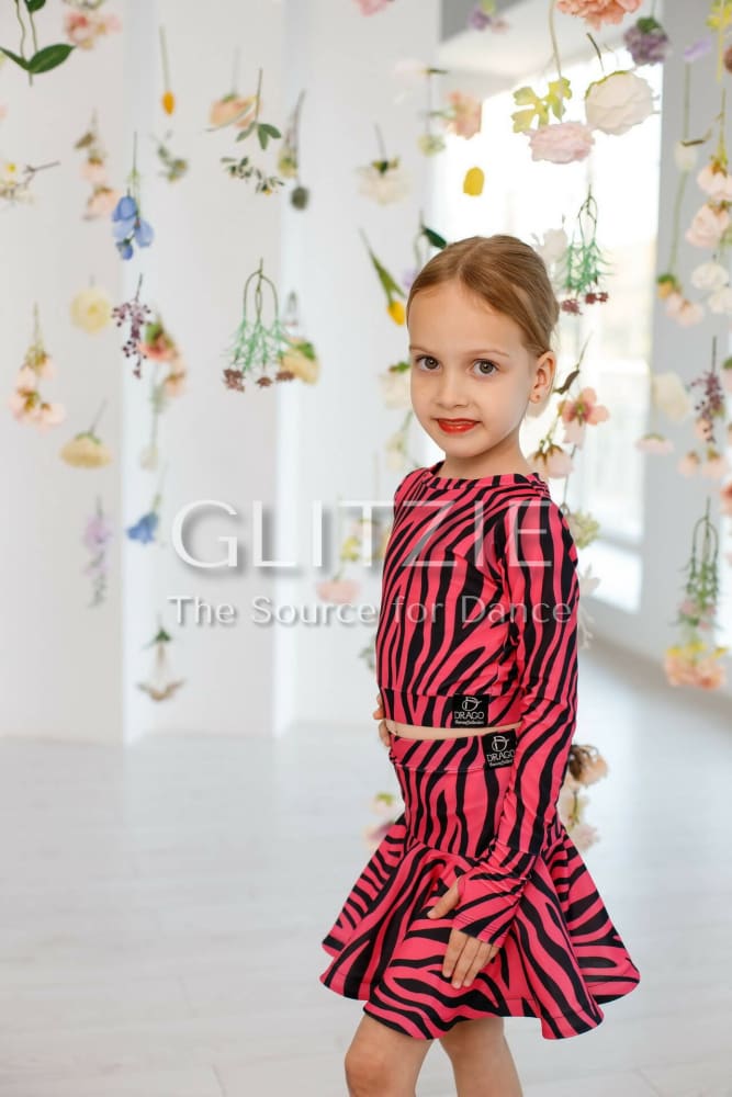 Girls’ Set Pink Zebra KMP-210 Dancewear