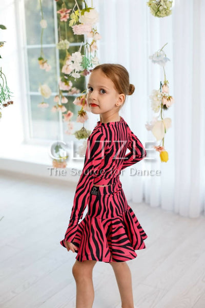 Girls’ Set Pink Zebra KMP-210 Dancewear