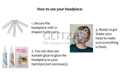 Headpiece Ella AB Crystals Accessories