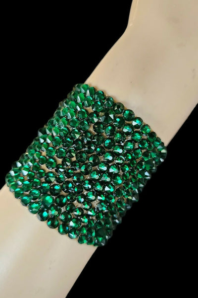 Bracelet Emerald Green 2x3