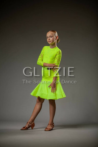 Juvenile Dress Bella by ABC Tropic Lime / M Dancewear
