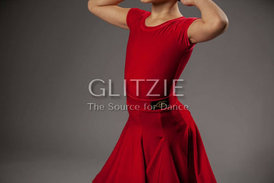 Juvenile Dress Julia by ABC Cherry Red / XS Dancewear