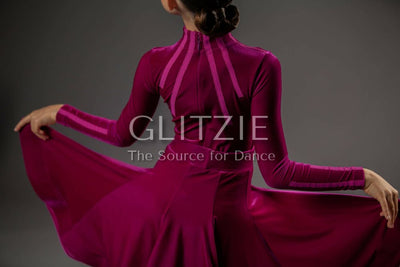 Juvenile Dress Nicole in Fuchsia Pink by ABC Fuchsia Pink / S Dancewear