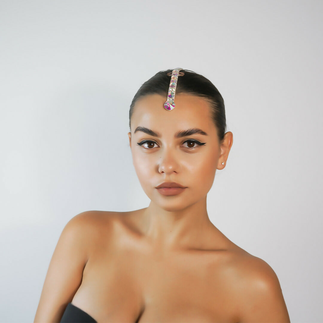 Rhinestone ballroom hairpiece