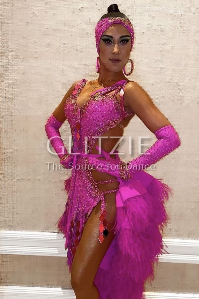 Latin / Rhythm Dress By SRDJAN XS-S Dancewear