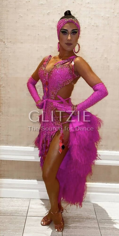 Latin / Rhythm Dress By SRDJAN XS-S Dancewear