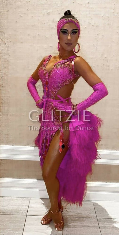 Latin / Rhythm Dress By SRDJAN XS-S Dancewear