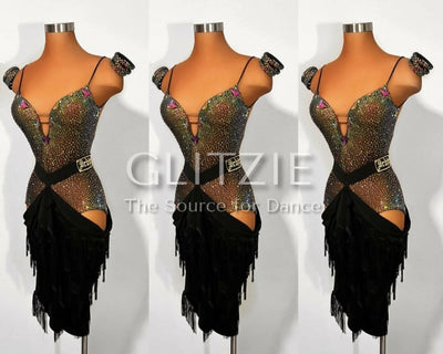 Latin / Rhythm Dress By SRDJAN XS-S Dancewear