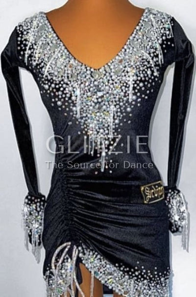 Latin / Rhythm Dress By SRDJAN XS-S Dancewear