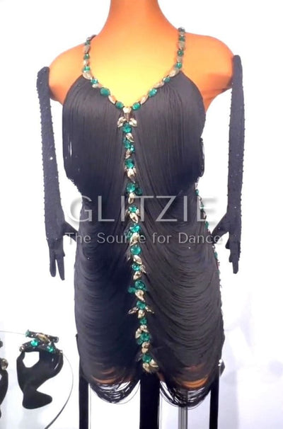 Latin / Rhythm Dress By SRDJAN XS-S Dancewear