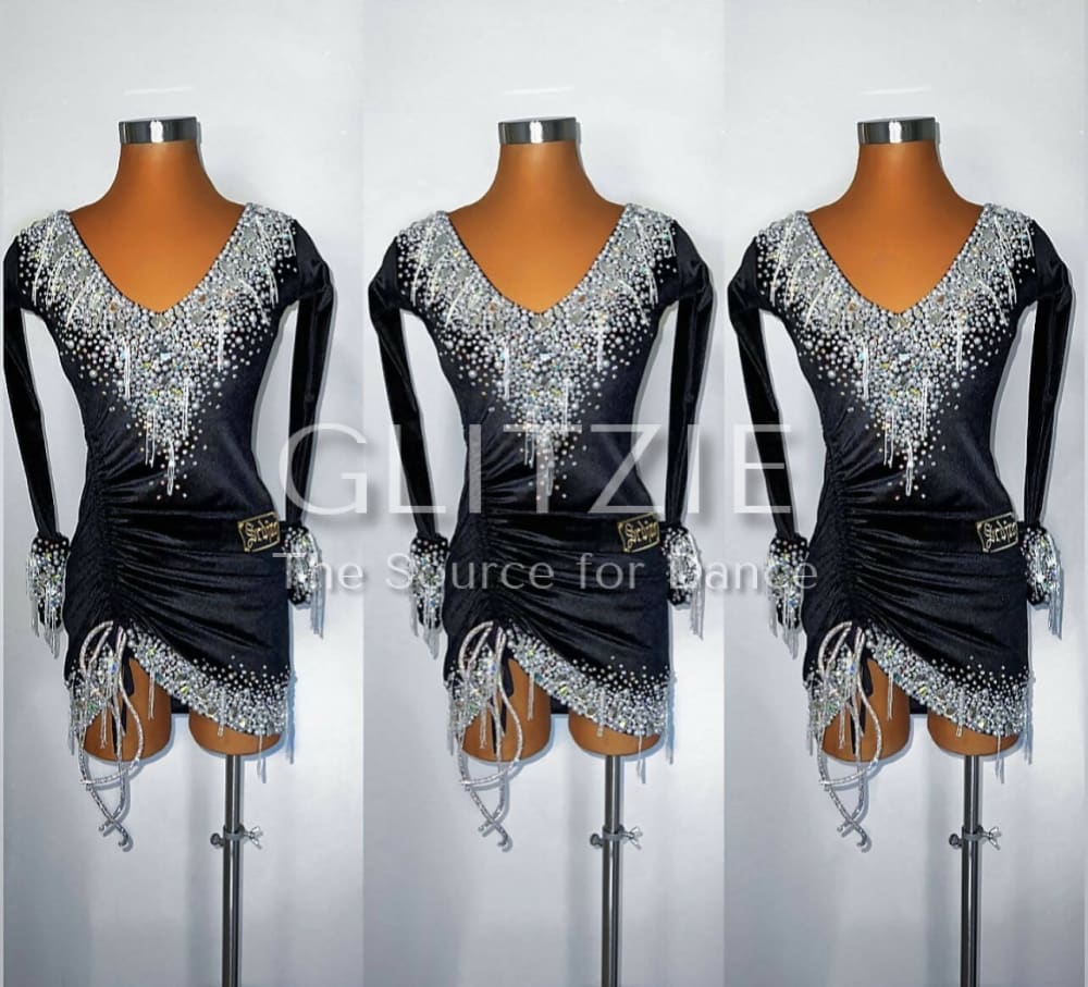 Latin / Rhythm Dress By SRDJAN XS-S Dancewear