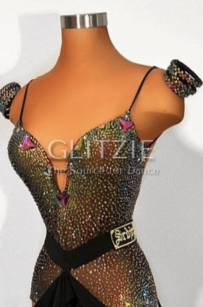 Latin / Rhythm Dress By SRDJAN XS-S Dancewear