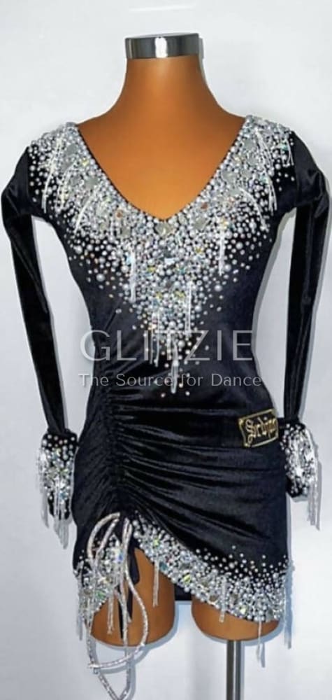 Latin / Rhythm Dress By SRDJAN XS-S Dancewear
