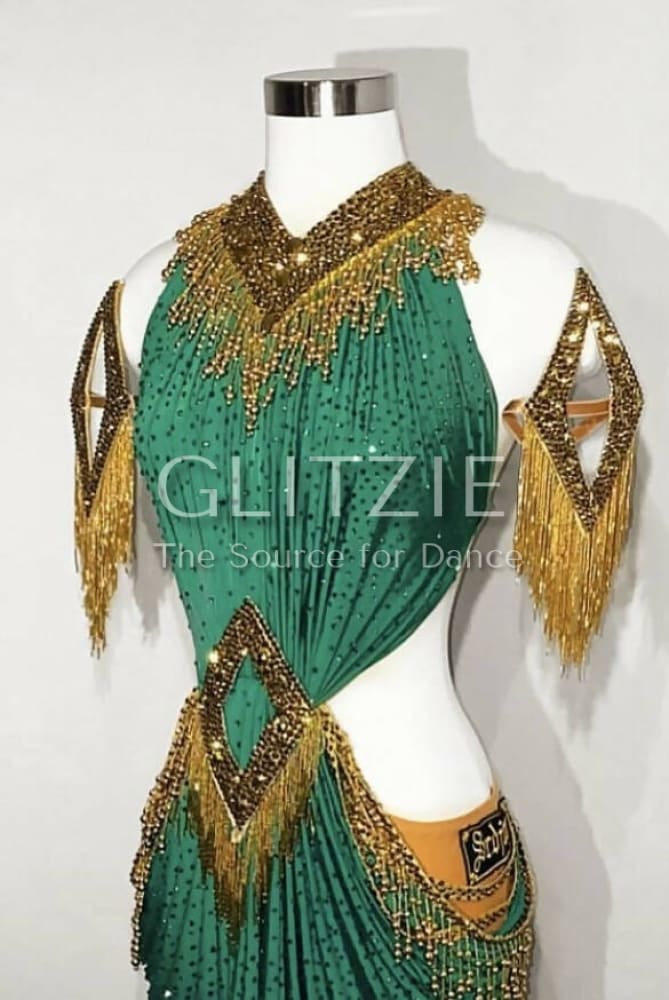 Latin / Rhythm Dress By SRDJAN XS-S-M Dancewear