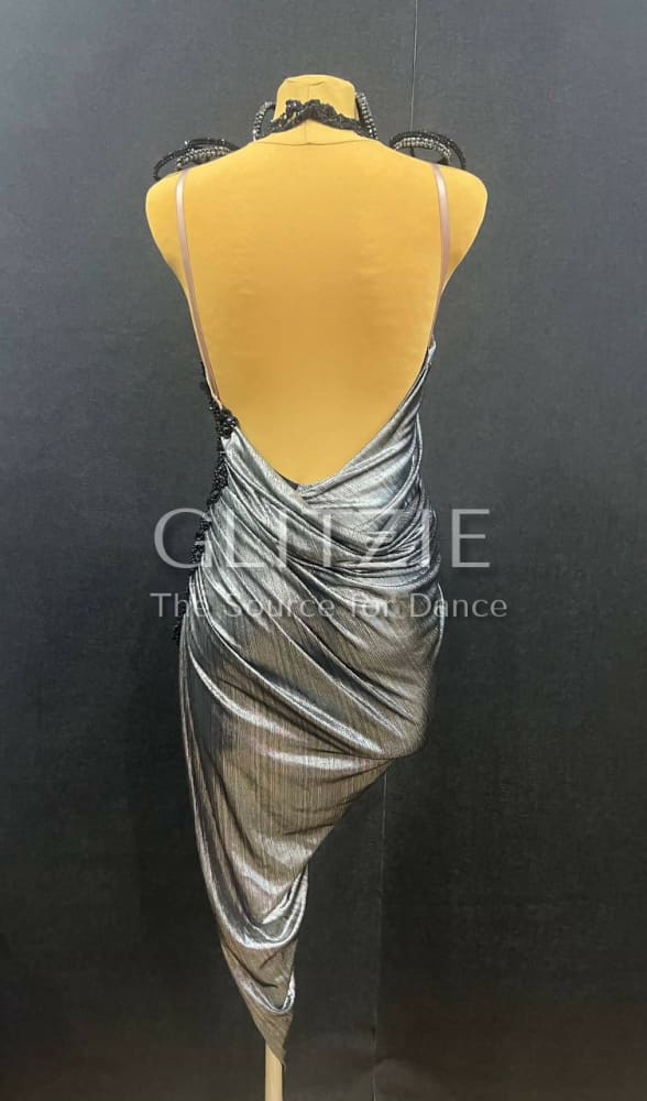 New latina dress_Graphite luxury S-M Dancewear