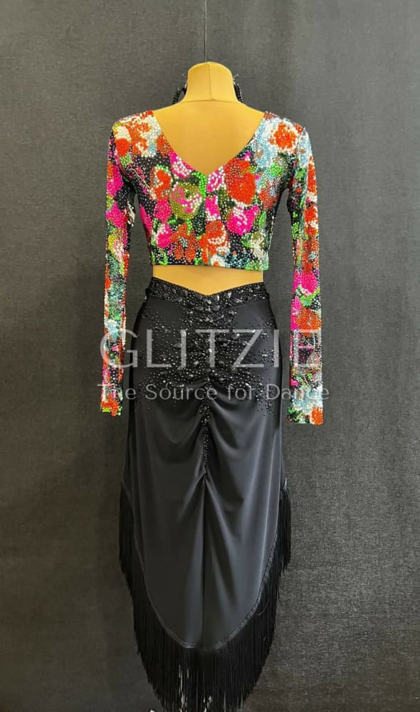 New Latina dress_ The Flower Style M Dancewear