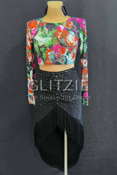 New Latina dress_ The Flower Style M Dancewear