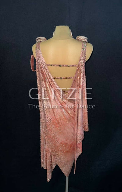 New Latina dress_ The Golden Rose S-M Dancewear