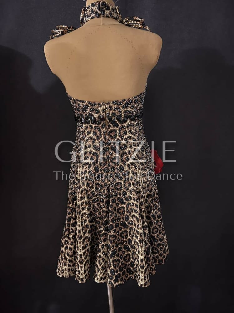New Latina dress_The Leopard M-L Dancewear