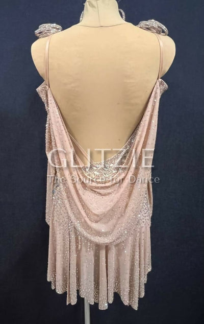 New Latina dress_The Nude Champagne S-M Dancewear