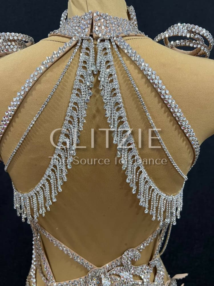 New Latina dress_The Nude Crystal S Dancewear