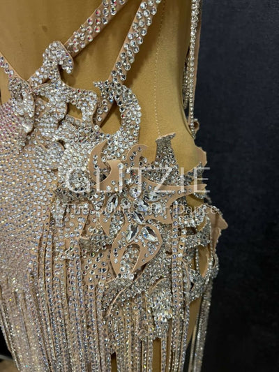 New Latina dress_The Nude Crystal S Dancewear